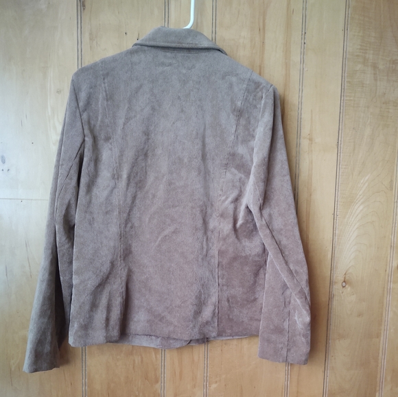 Kim Rogers women's blazer jacket color brown size 10 - Picture 2 of 8